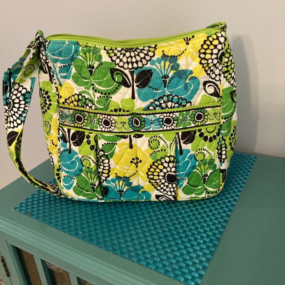 Vera Bradley Limes Up Retired Crossbody Bag NWOT